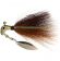 Blakemore Road Runner 1oz Striper Bucktail – Spinnerbaits Con Coda In Pelo Naturale – Colore Bianco