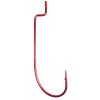 Daiichi OFFSET WORM HOOKS BLEEDING BAIT RED D30VP VALUE PACK