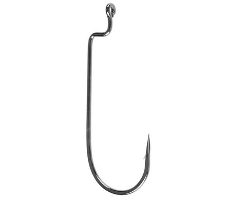 DAIICHI WORM HOOK OFFSET- BLACK NICKEL-D42Z-WIDE GAP