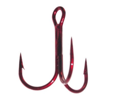 DAIICHI ROUND BEND TREBLE-Bleeding Bait, 4X Strong